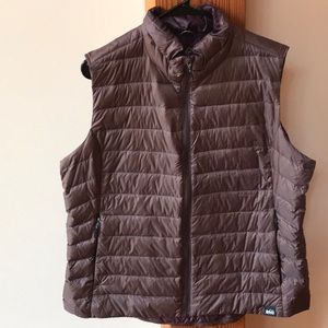 REI Co-op Brown puffer vest
